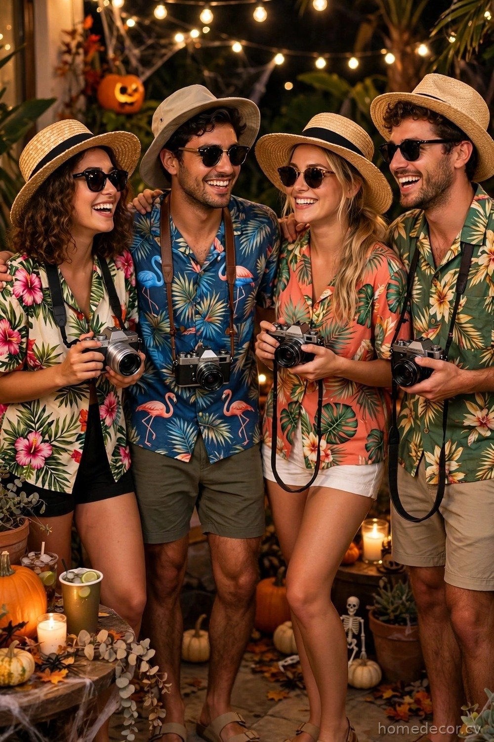 Beach Vacation Tourists