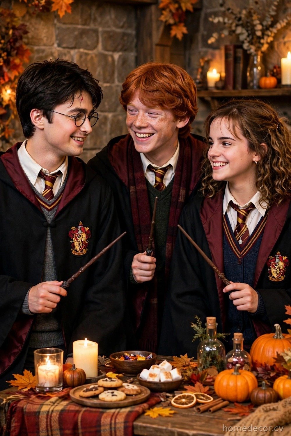 Harry, Ron and Hermione