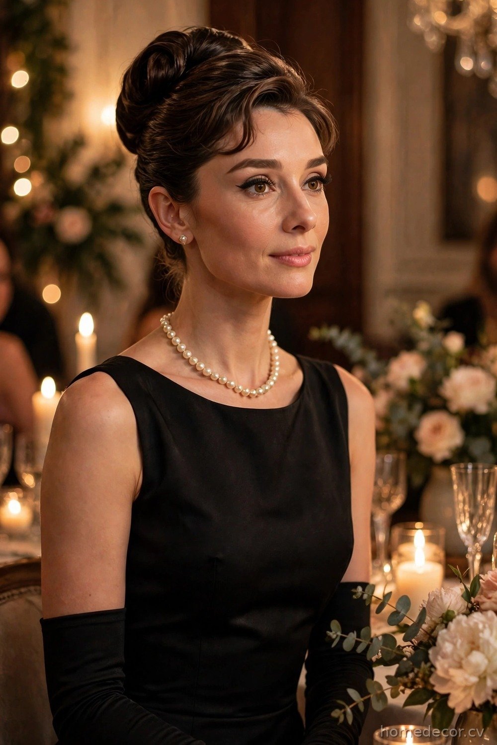 Audrey Hepburn-Inspired Breakfast at Tiffany's Look