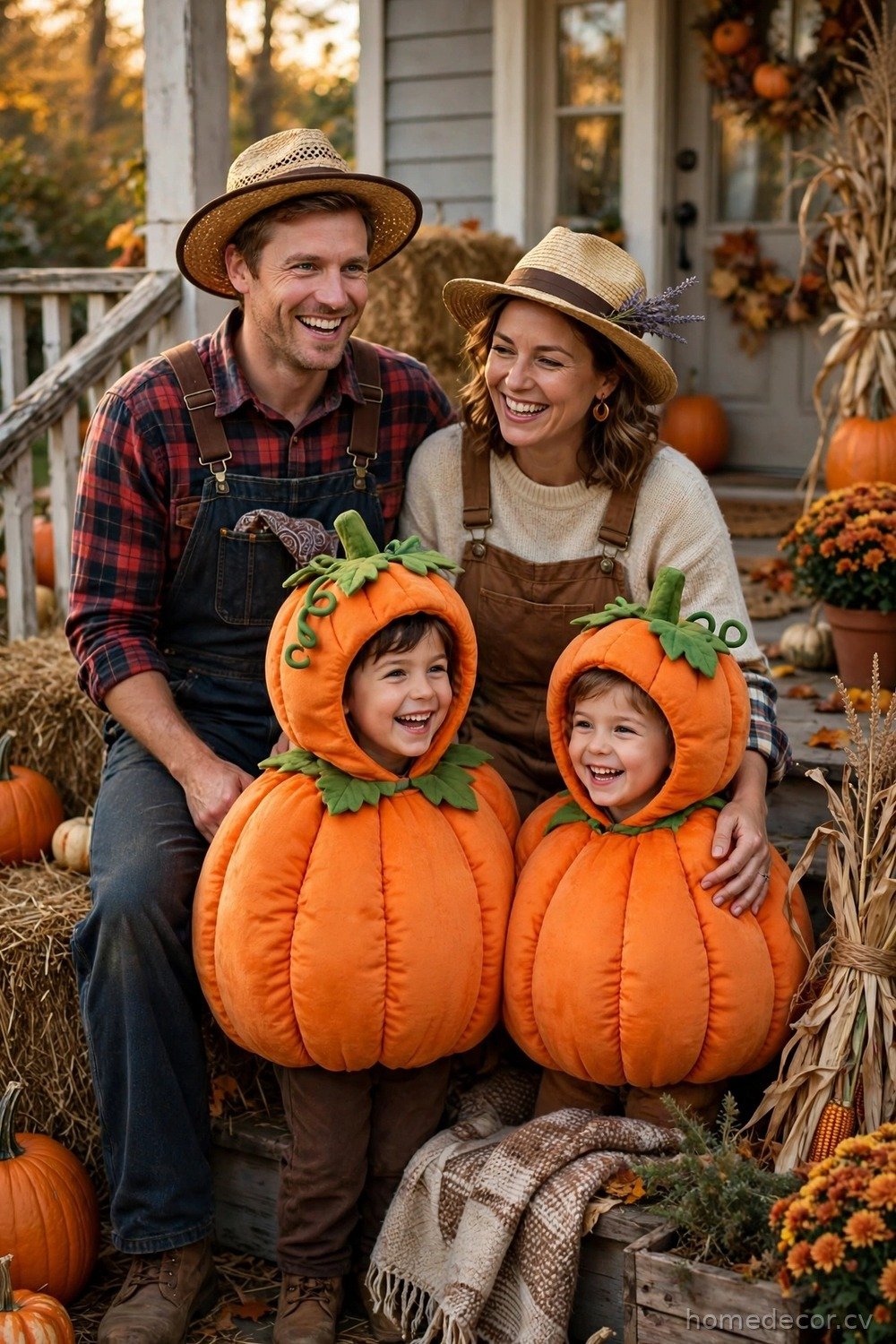 Matching Pumpkin Patch Crew