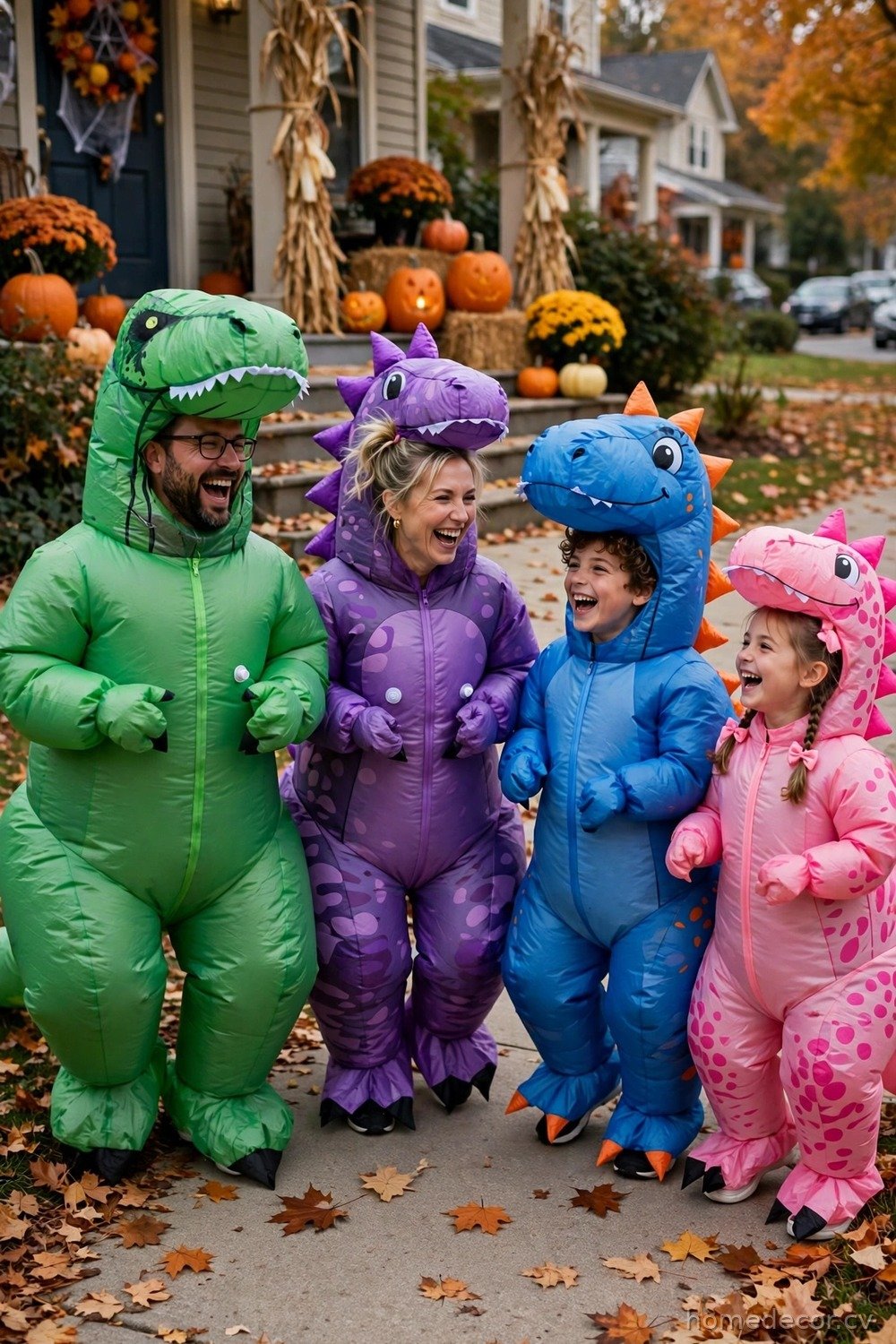 Dinosaur Herd on Parade