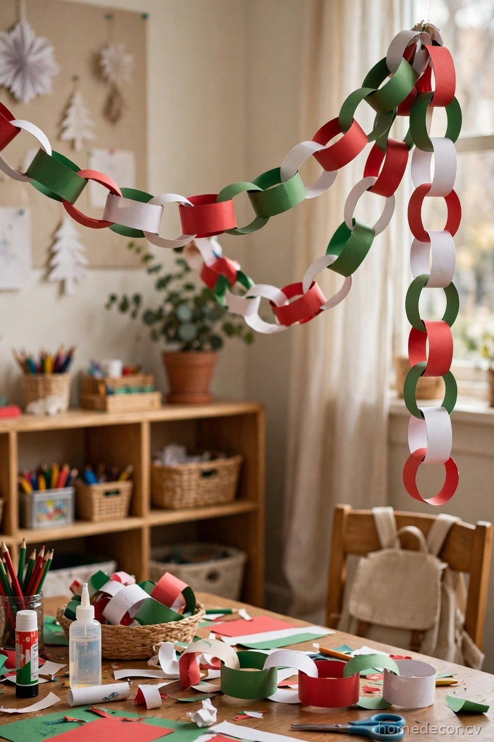 Paper Chain Countdown Garland