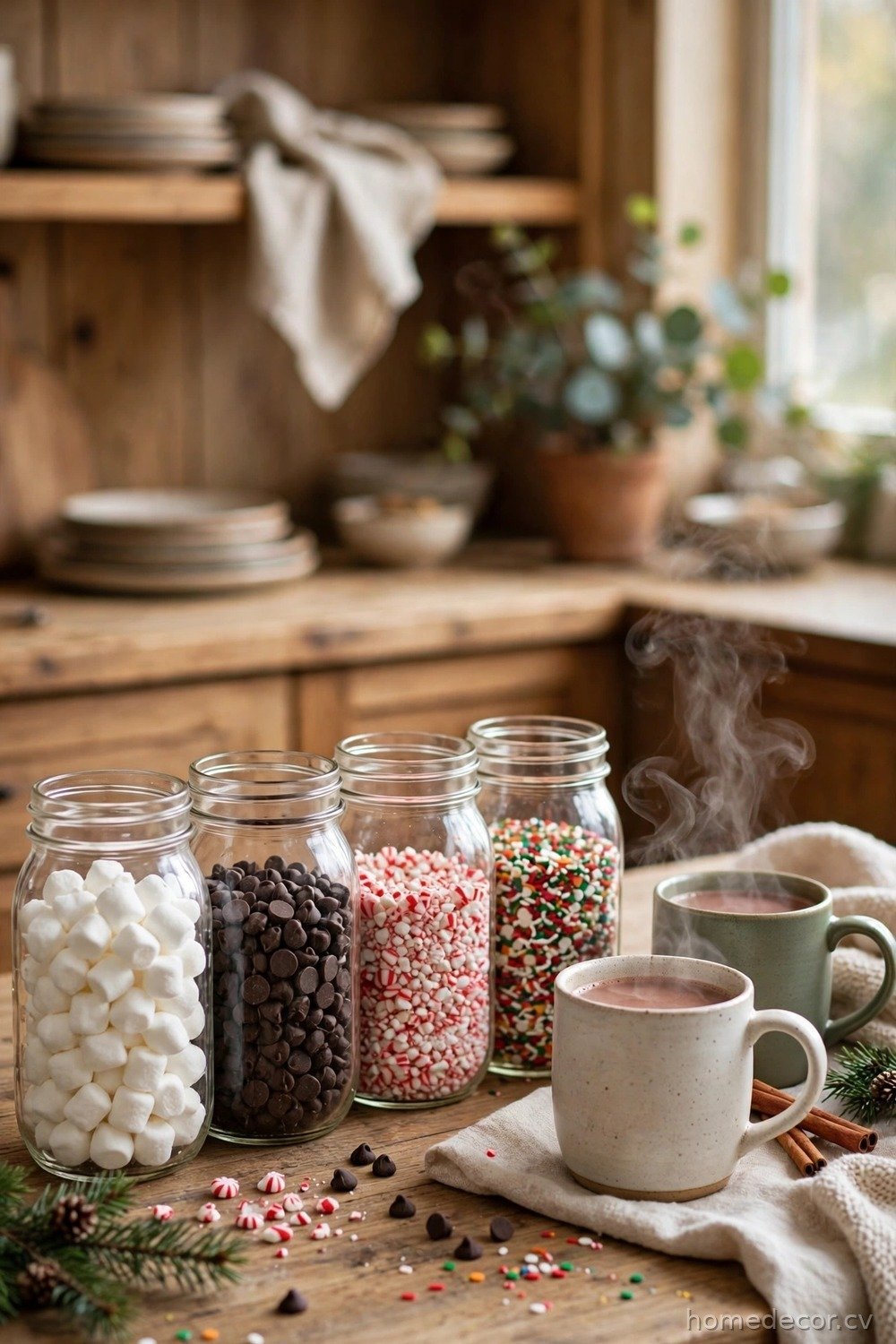 Mason Jar Toppings Bar