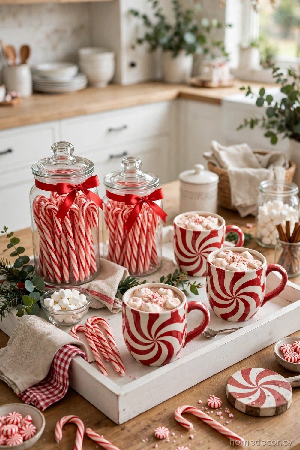 Peppermint Candy Cane Station