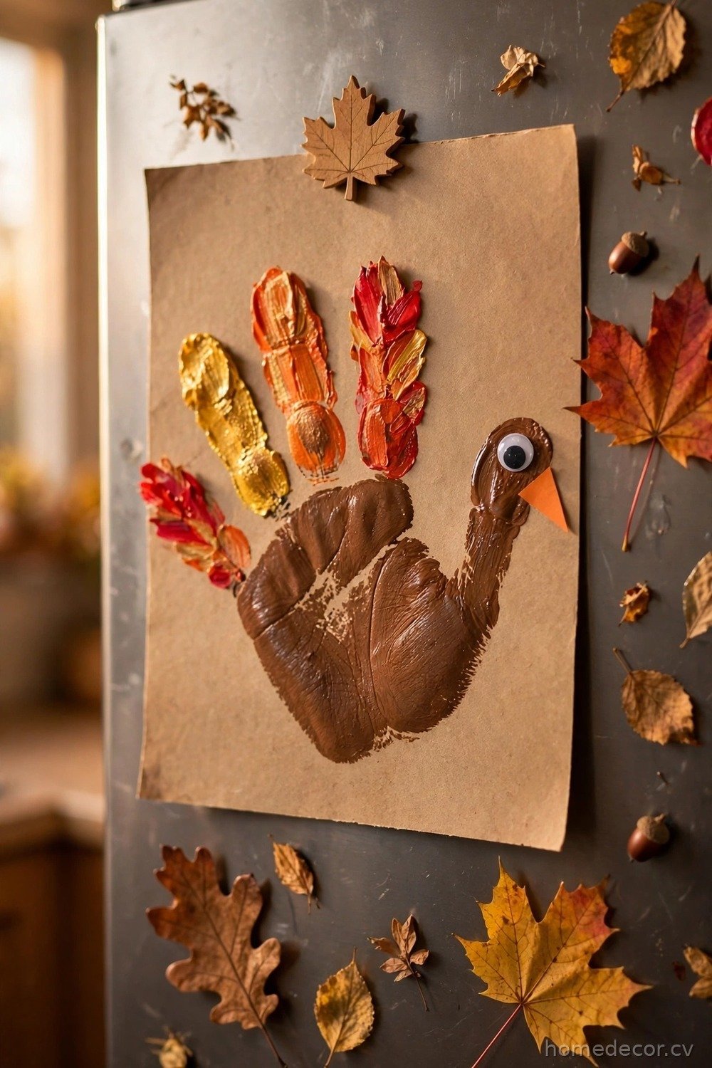 Handprint Turkey Gratitude Craft