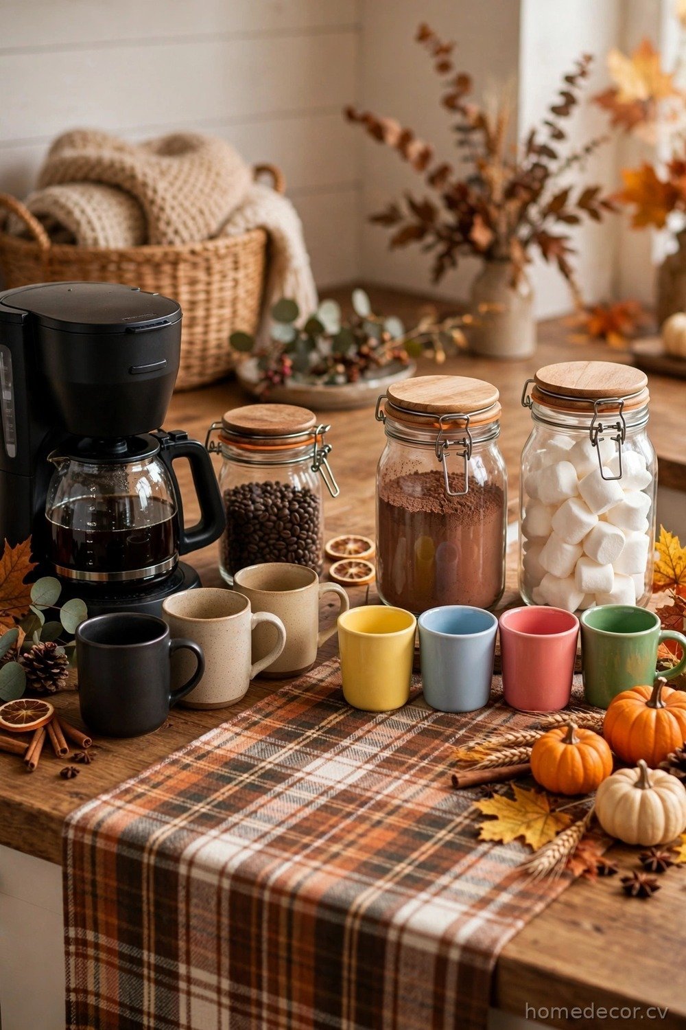 Hot Cocoa and Coffee Combo Station for Families