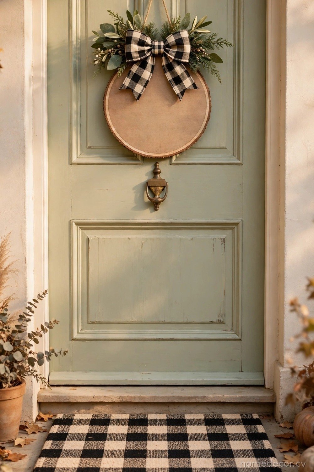 Hello Fall Door Leaner Sign