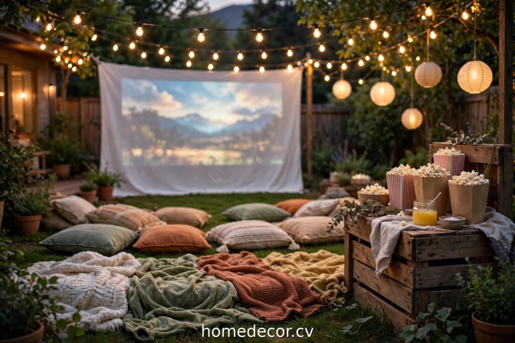 15 Backyard Movie Night Ideas for a Cozy Outdoor Cinema