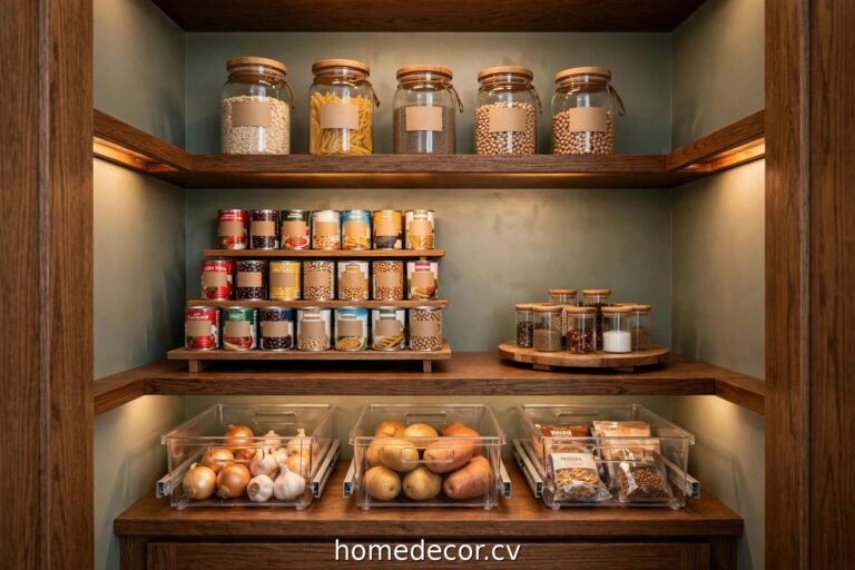 13 Ways to Organize Small Pantry Deep Shelves (No More Lost Cans)