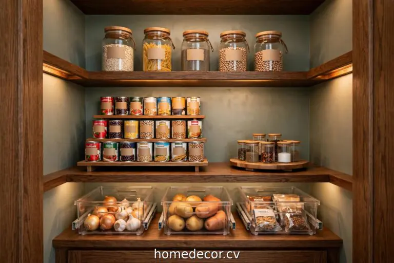 13 Ways to Organize Small Pantry Deep Shelves (No More Lost Cans)