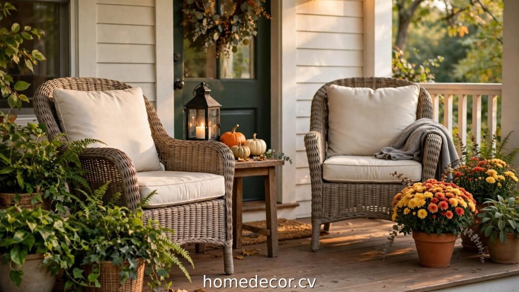 12 Summer to Fall Porch Decor Ideas for an Easy Transition