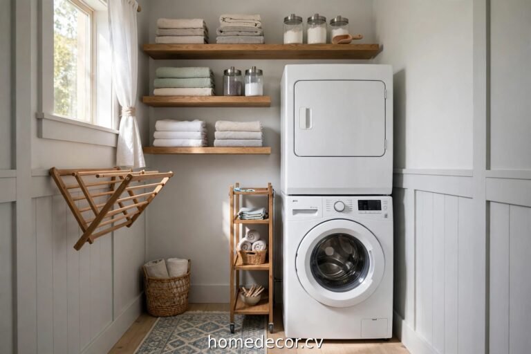 13 Small Narrow Laundry Room Ideas That Make Every Inch Work