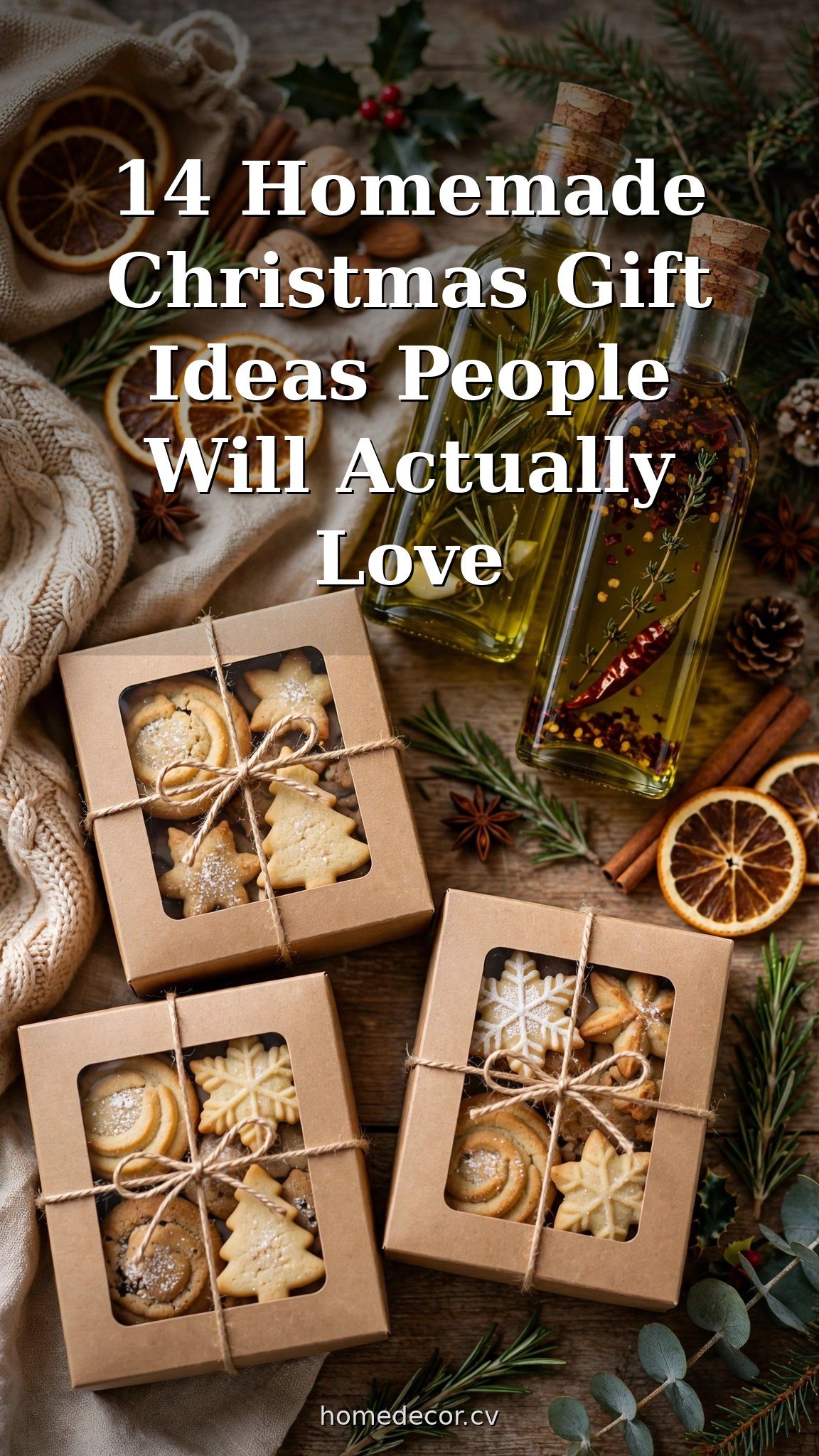 Pinterest pin: 14 Homemade Christmas Gift Ideas People Will Actually Love