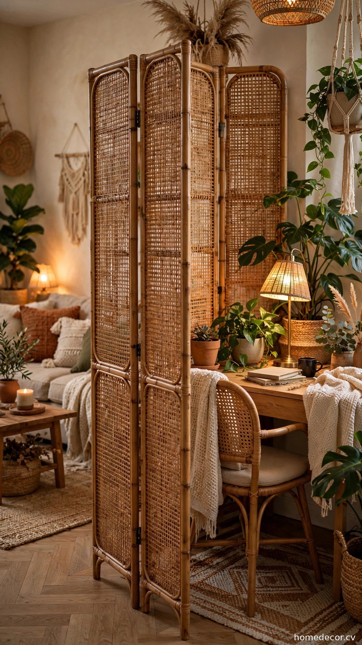 Room Divider Screen - small home office idea