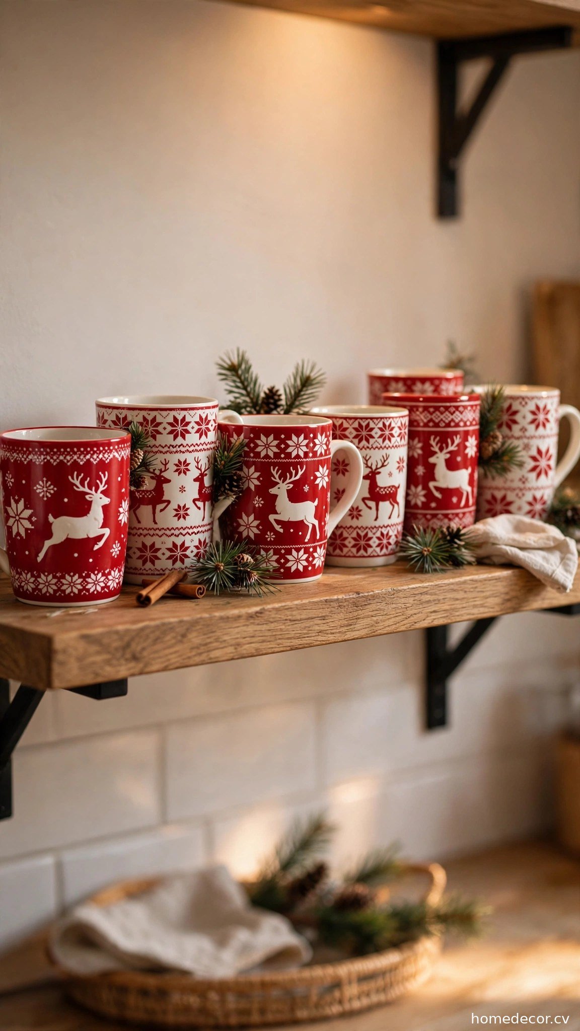 Seasonal Mug Display