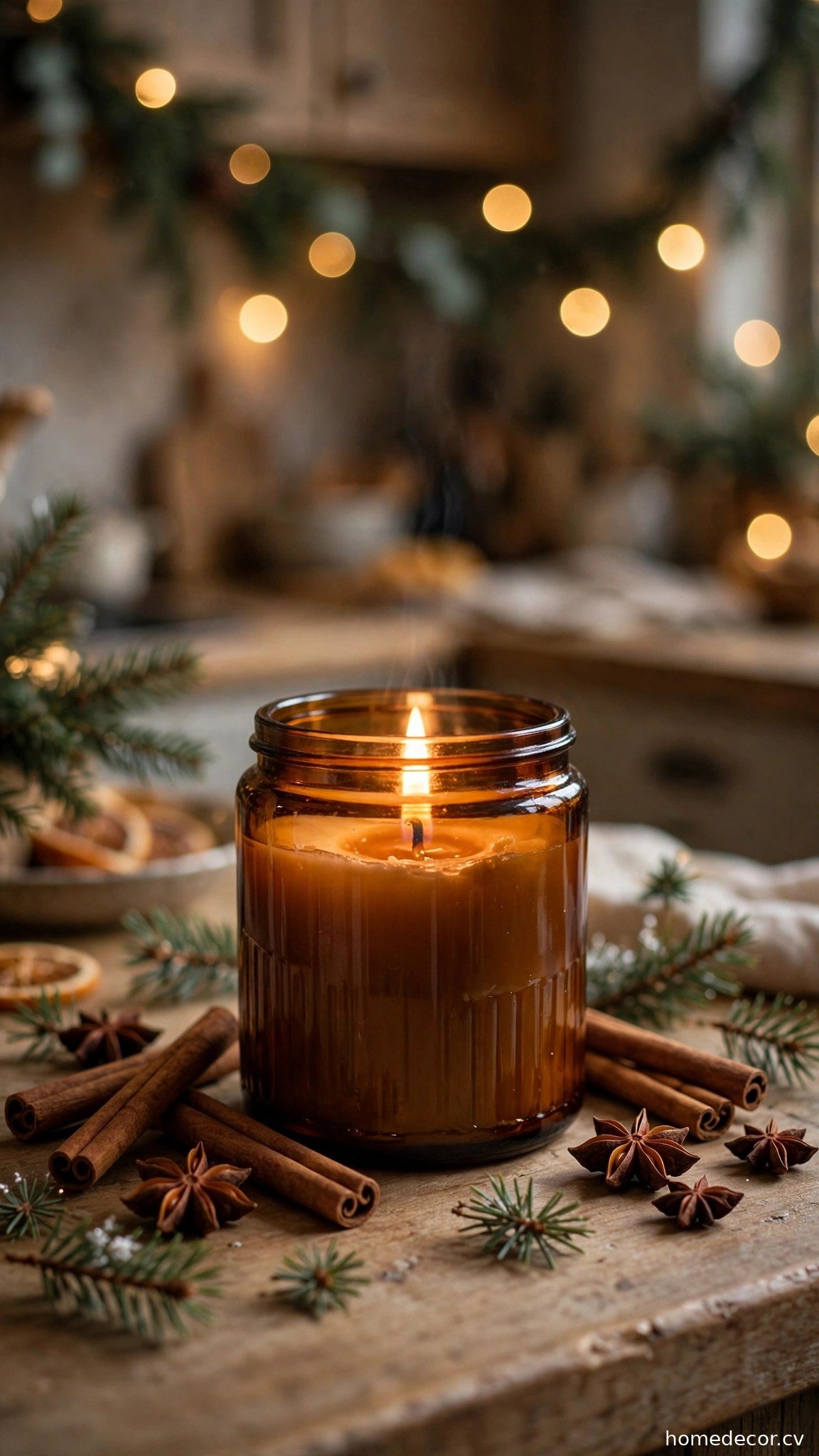 Gingerbread-Scented Candle