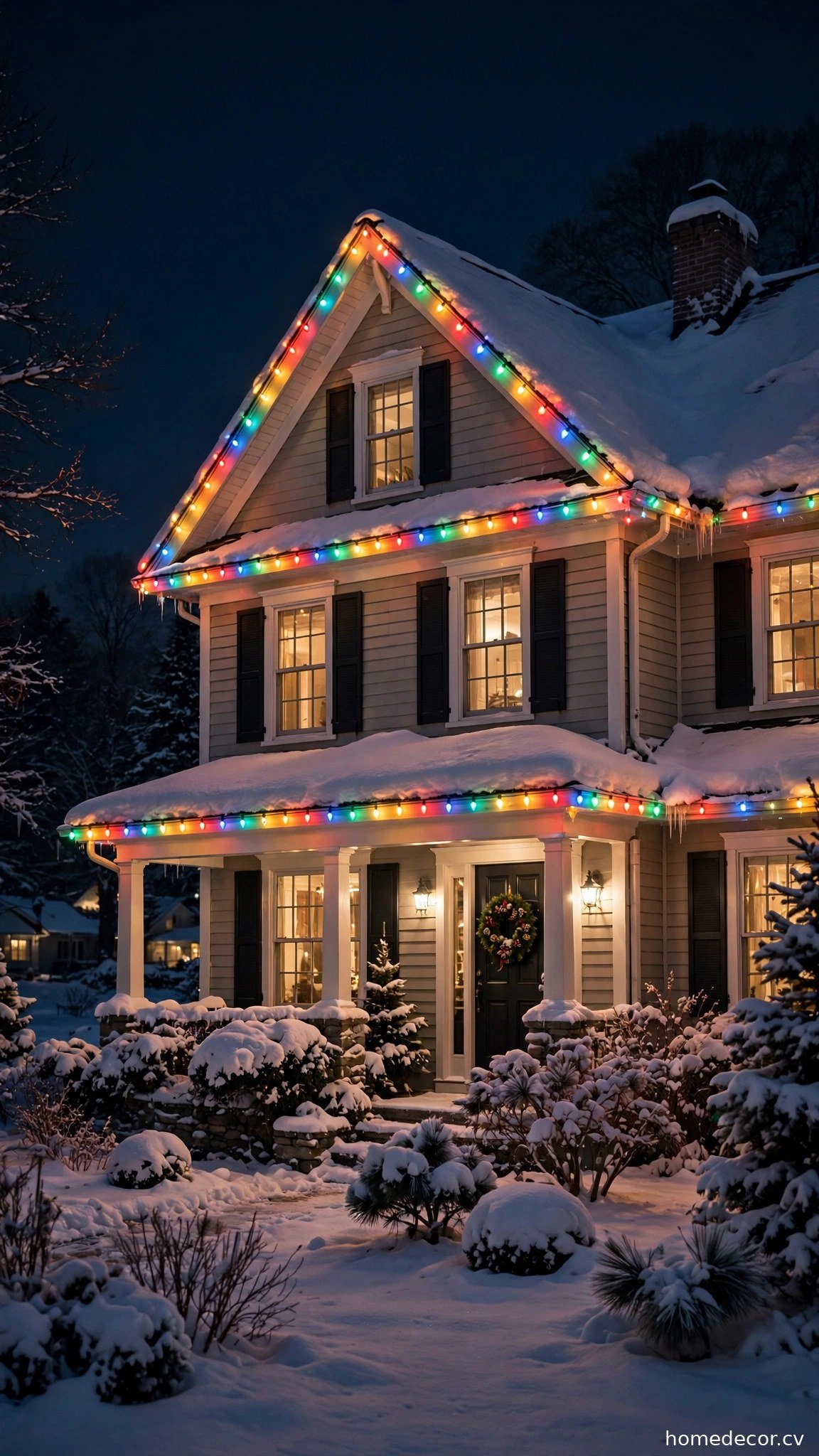 Outline the Roofline with C9 Bulbs