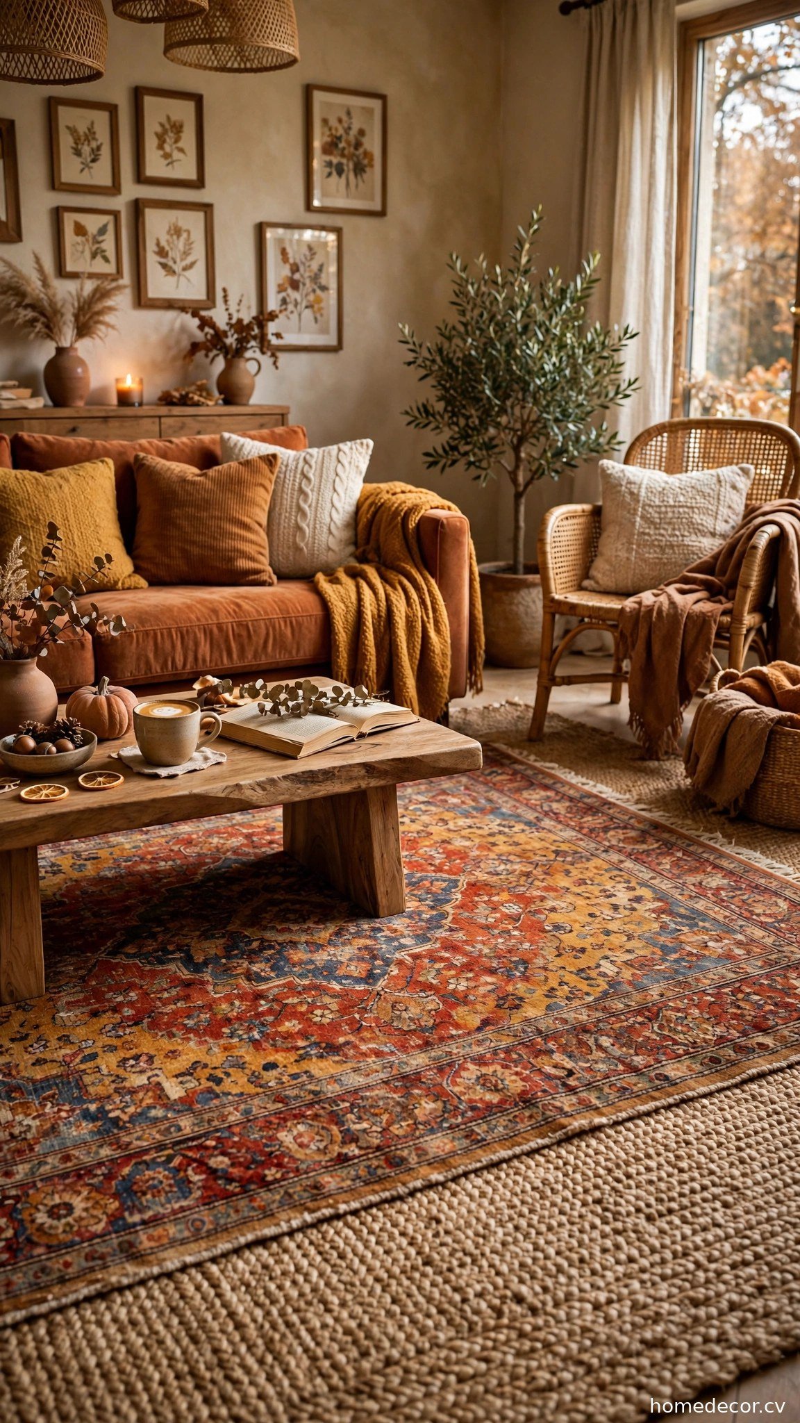Layered rugs